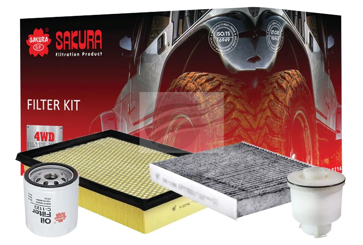 Sakura K-11440 Filter Kit Suits Toyota Hilux Fortuner 1GDFTV