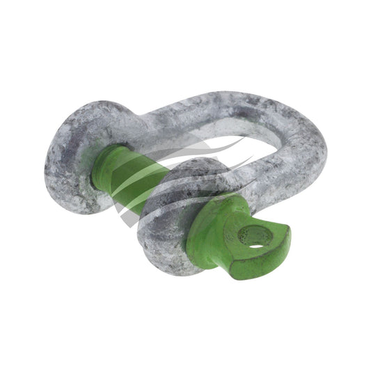 Image of HULK PKT 2 D SHACKLE 6mm RATED TO 500kg GALVANISED DROP FORGED
