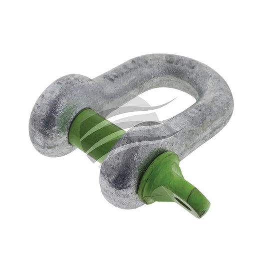Image of HULK PKT 1 D SHACKLE 10mm RATED TO 1000kg GALVANISED DROP FORGED