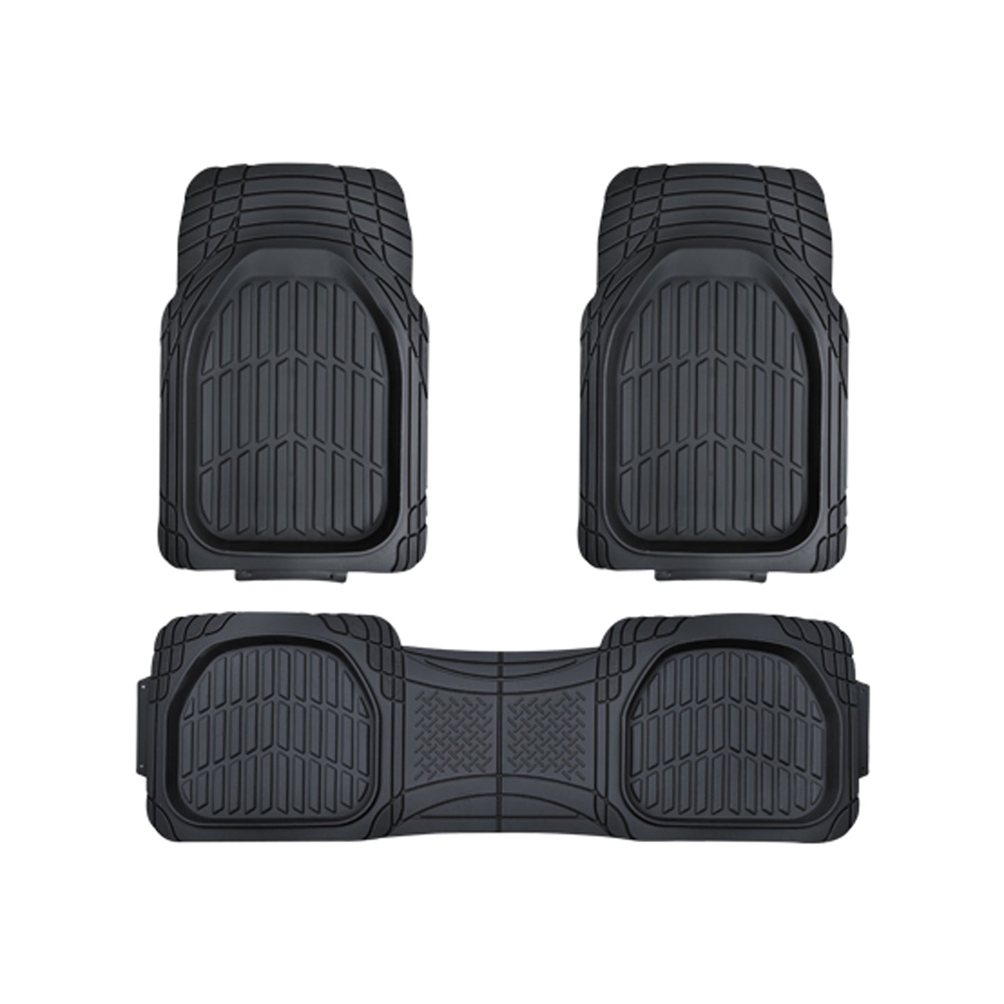 Image of HULK SET 3 UNIVERSAL HD TPE DEEP DISH MAT SET FRONT & BACK