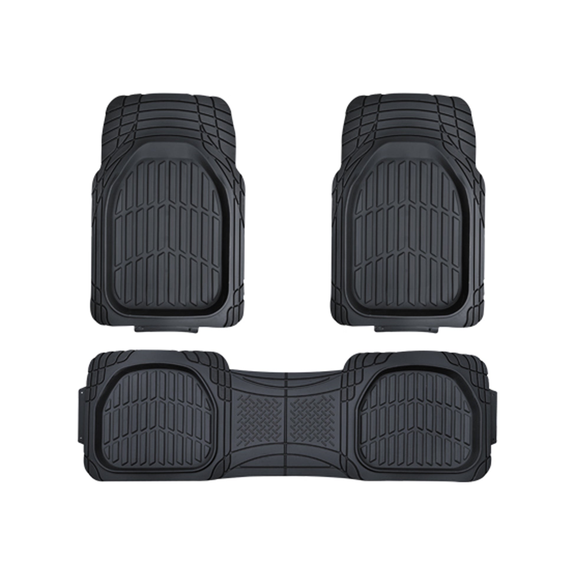 Image of HULK SET 3 UNIVERSAL HD TPE DEEP DISH MAT SET FRONT & BACK