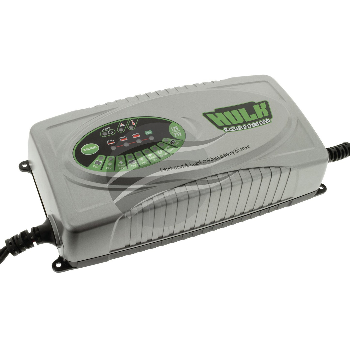 HULK HU6556 Battery Charger 12/24V 9 Stage 15Amp Fully Automatic, Boost