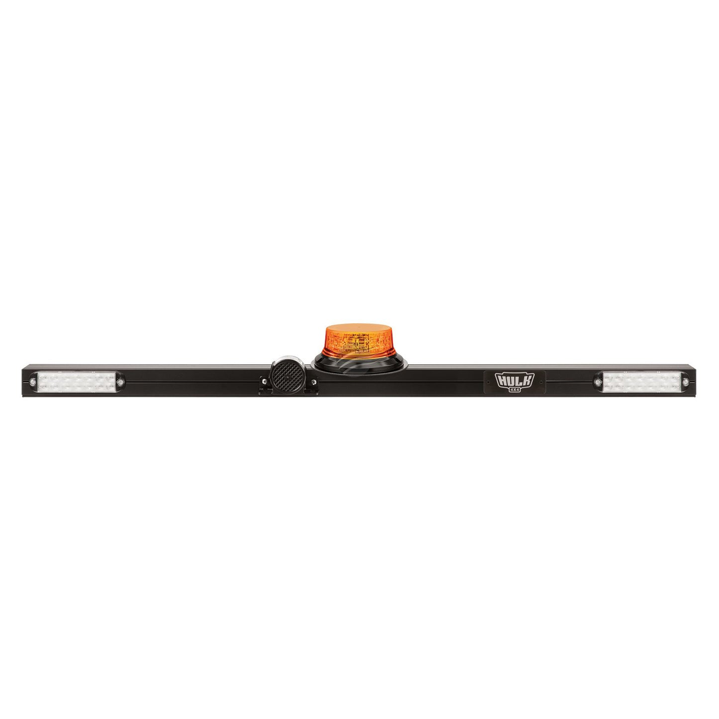 HULK Minebar 1275mm 12/24V W/Amber LED Lightbar 97dB Alarm & 2x LED